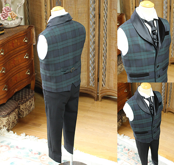 シルエット 男の子 フォーマルウェア ベスト