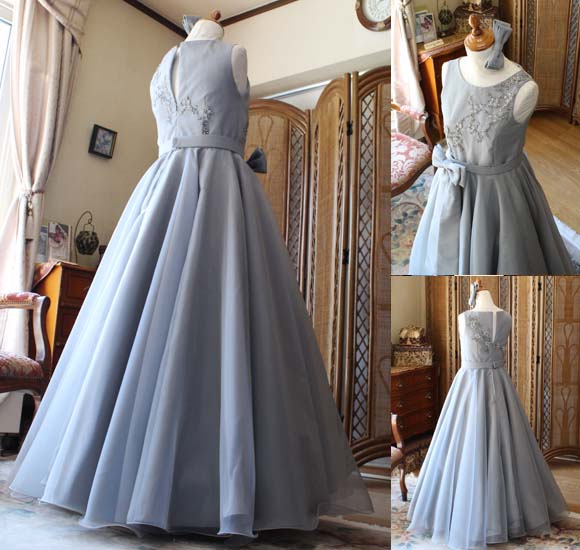 フレアスカートデザインとドレスのシルエット