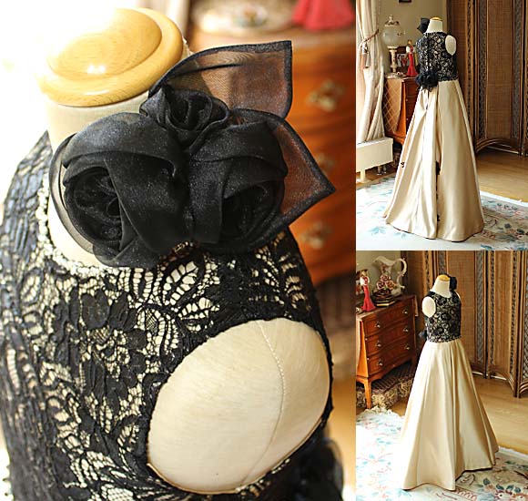 ヘッドドレス 髪飾り コサージュ