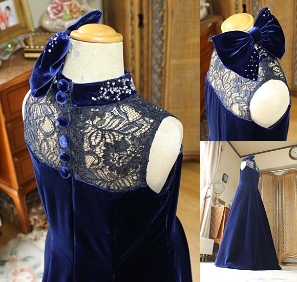 トップス ドレス クルミボタン