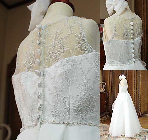 クルミボタン バックスタイル デザイン