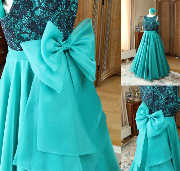 リボンデザイン コンサートドレス