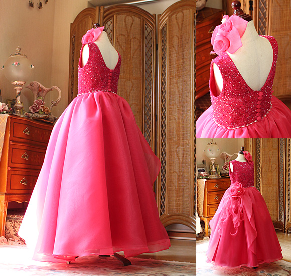 ベルライン スカート トップス ビーディング